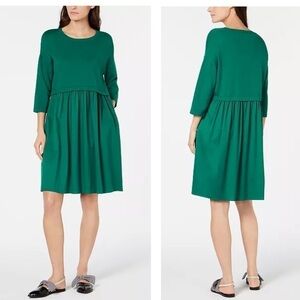 Weekend Max Mara Mincio Gathered-Waist Sweater Dress SzXL